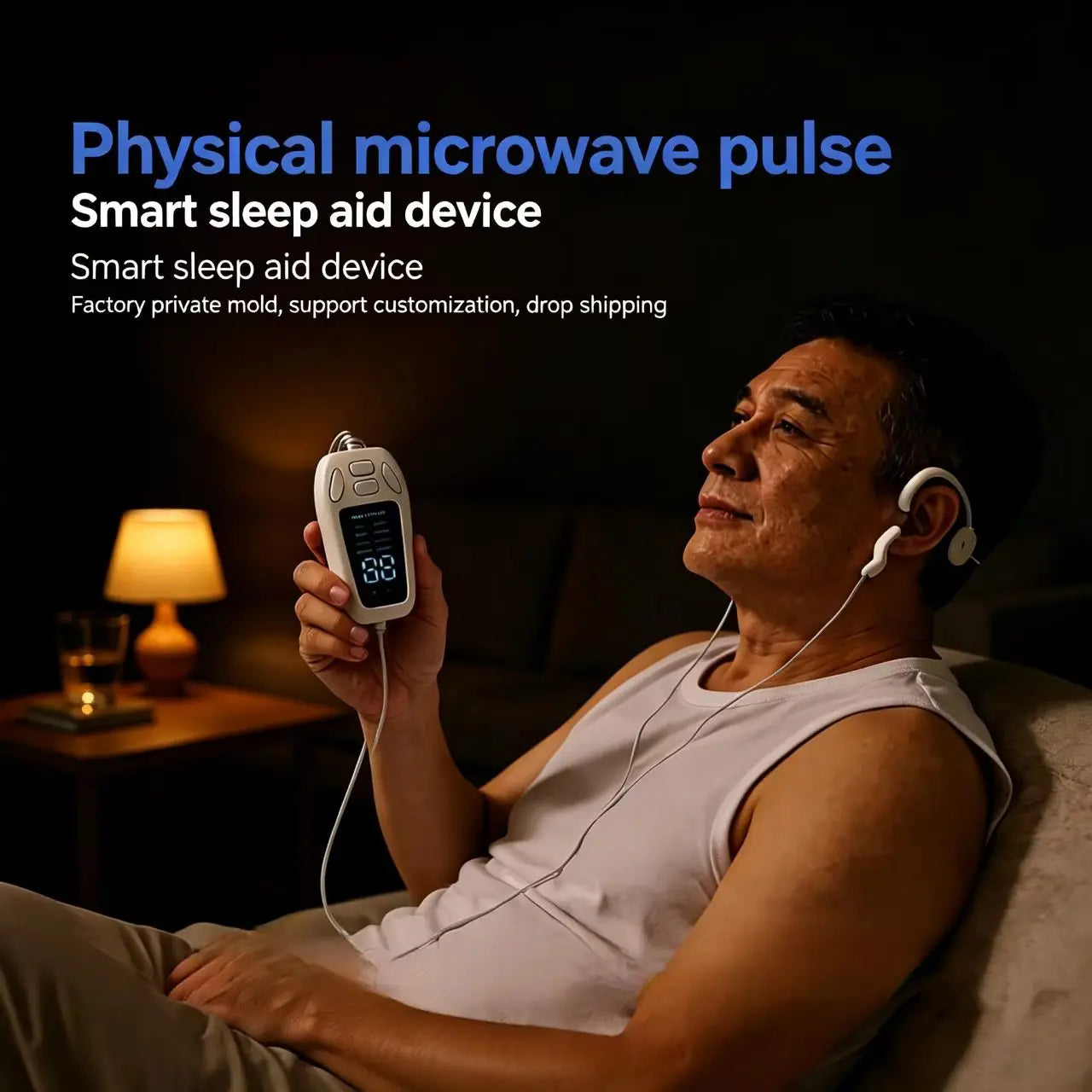 Vagus Nerve Stimulator Sleep Aid | Ear Clip Neurostimulation Device for Insomnia, Relaxation & Stress Relief