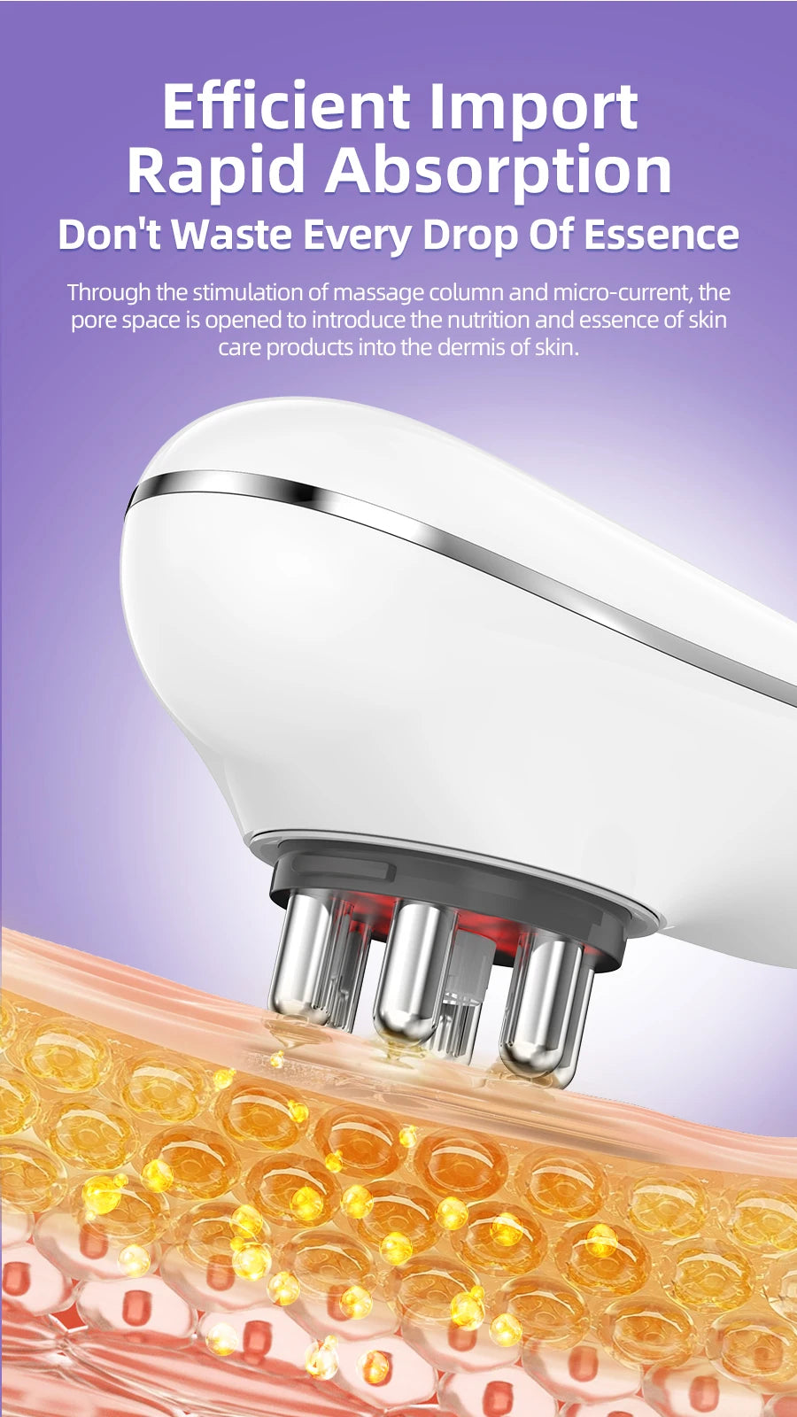 Body Sculpting Massager | 5-in-1 Cellulite Massager with Suction, Microcurrent, LED Light & Lymphatic Drainage