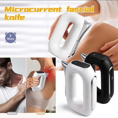 Fascia Scraping Tool Massager with Heat | Electric Muscle Scraper with Vibration, 5 Intensities & USB Charging