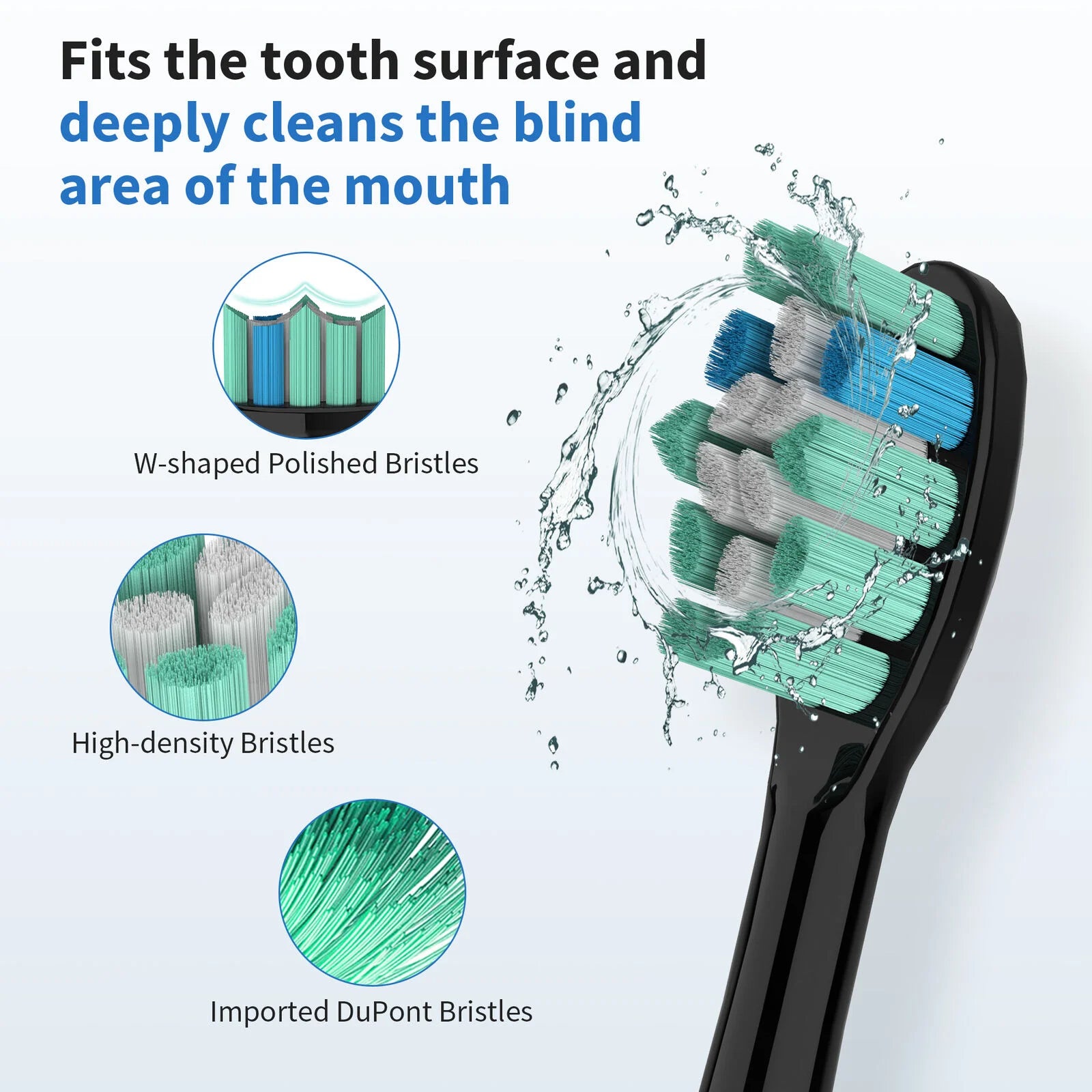 Sonic Electric Toothbrush | 37,200 Vibrations/min Deep Clean | 5 Modes, 12 Brush Heads, 30-Day Battery | Dentist-Level Oral Care & Travel-Friendly Design