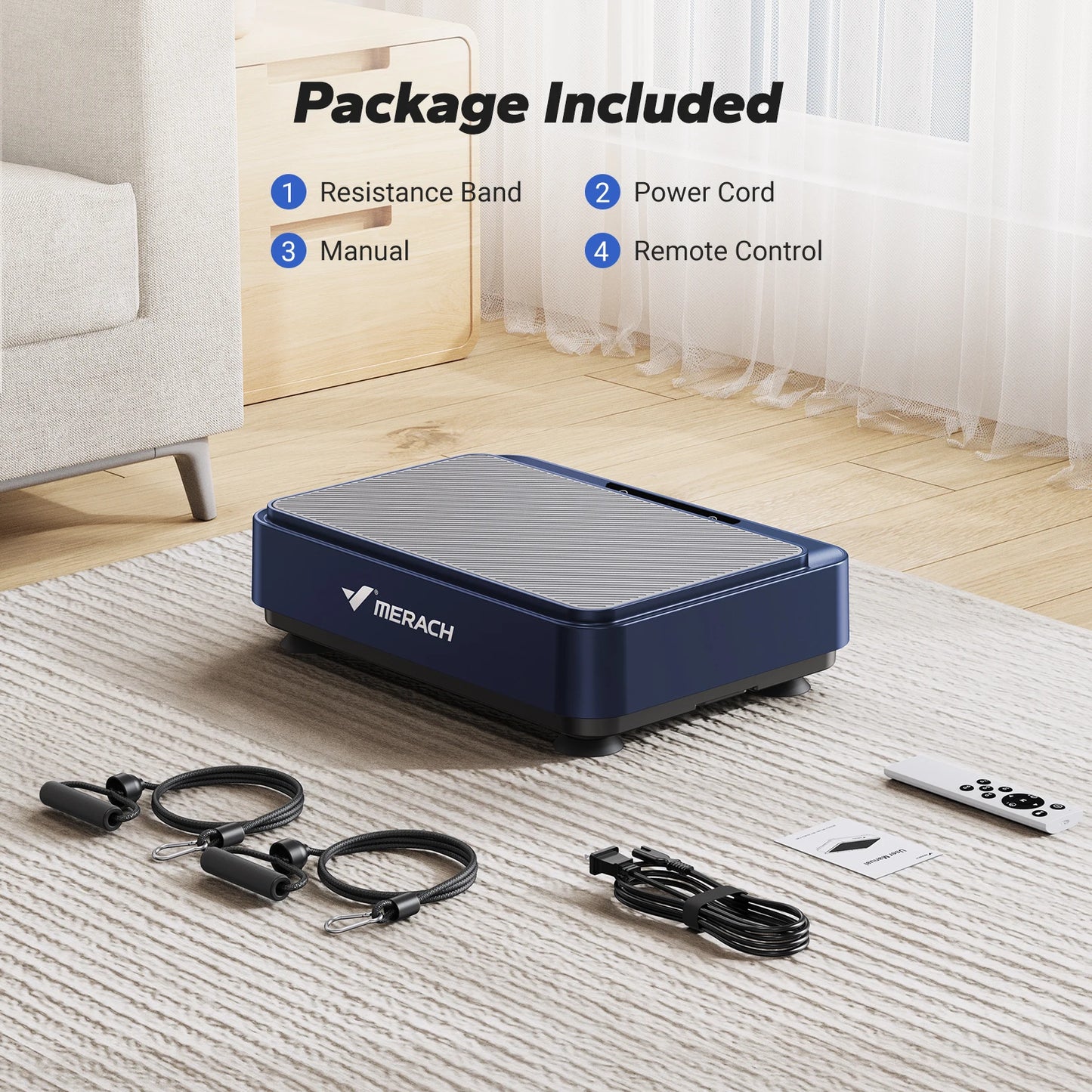 Vibration Plate Exercise Machine | 99 Speed Whole-Body Workout Platform | Lymphatic Drainage, Fat Burning & Pain Relief with Remote + Bands