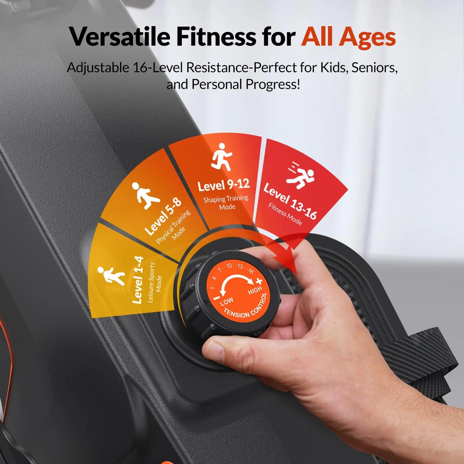 Foldable Magnetic Rowing Machine with 16 Resistance Levels | 12 lb Flywheel, Bluetooth LCD, 350 lb Capacity & Upright Storage