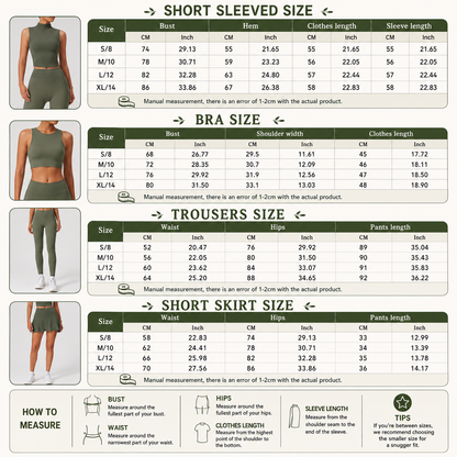 Yoga Set for Women | 2-Piece Sports Bra and High Waisted Leggings Workout Outfit with Quick-Dry Stretch Fabric