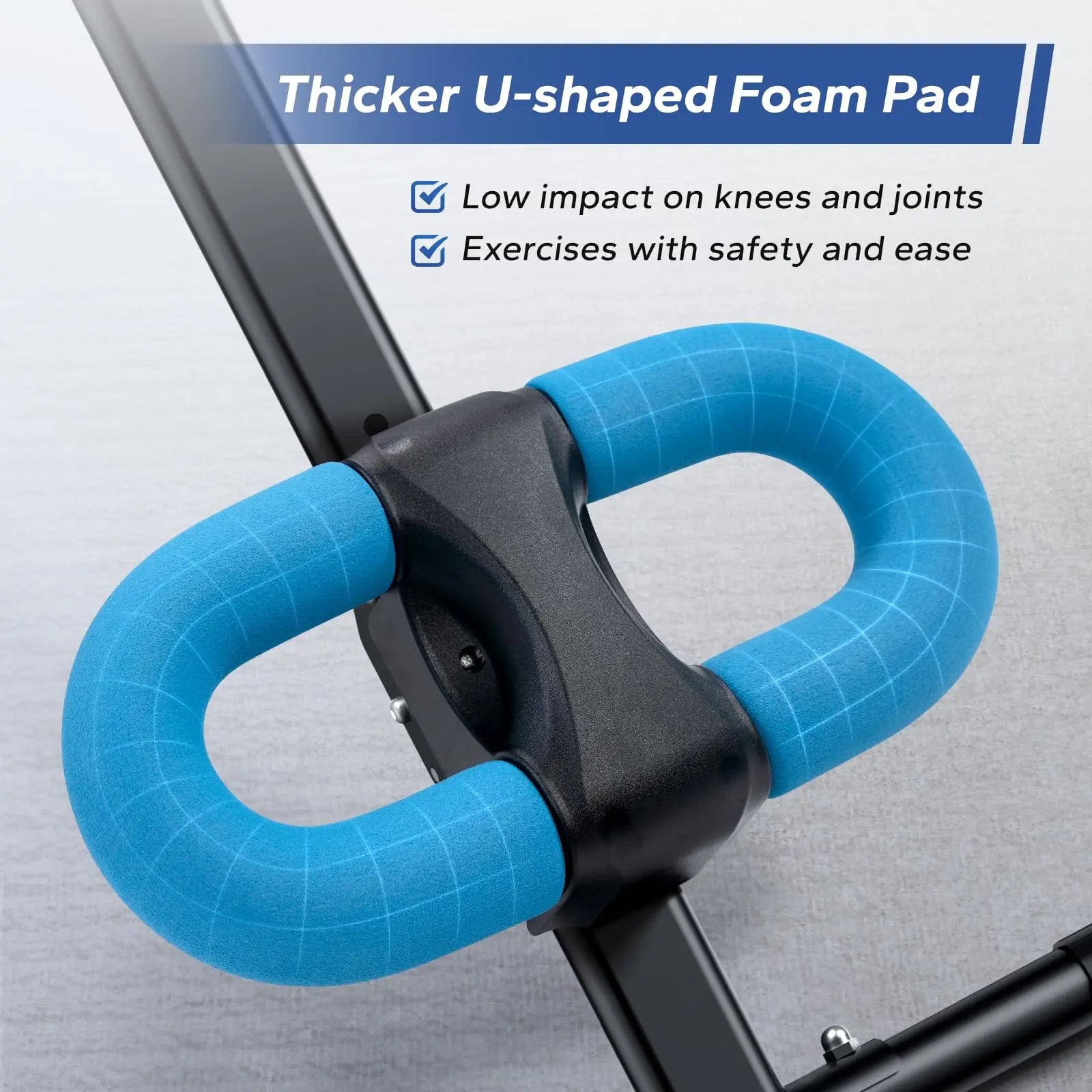 Ab Machine Trainer | Foldable Core Workout Equipment with LCD Display & Knee Protection for Home Gym