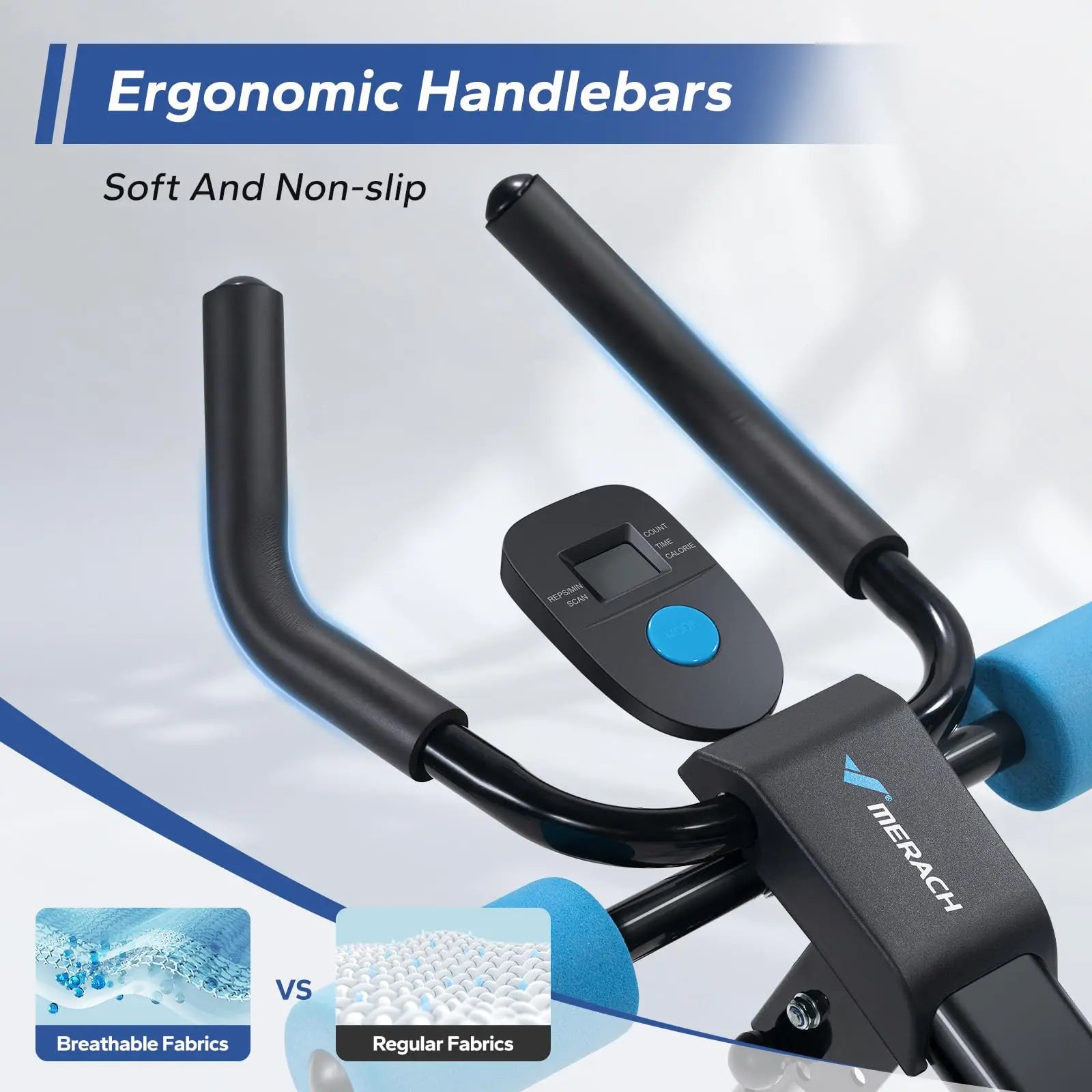 Ab Machine Trainer | Foldable Core Workout Equipment with LCD Display & Knee Protection for Home Gym