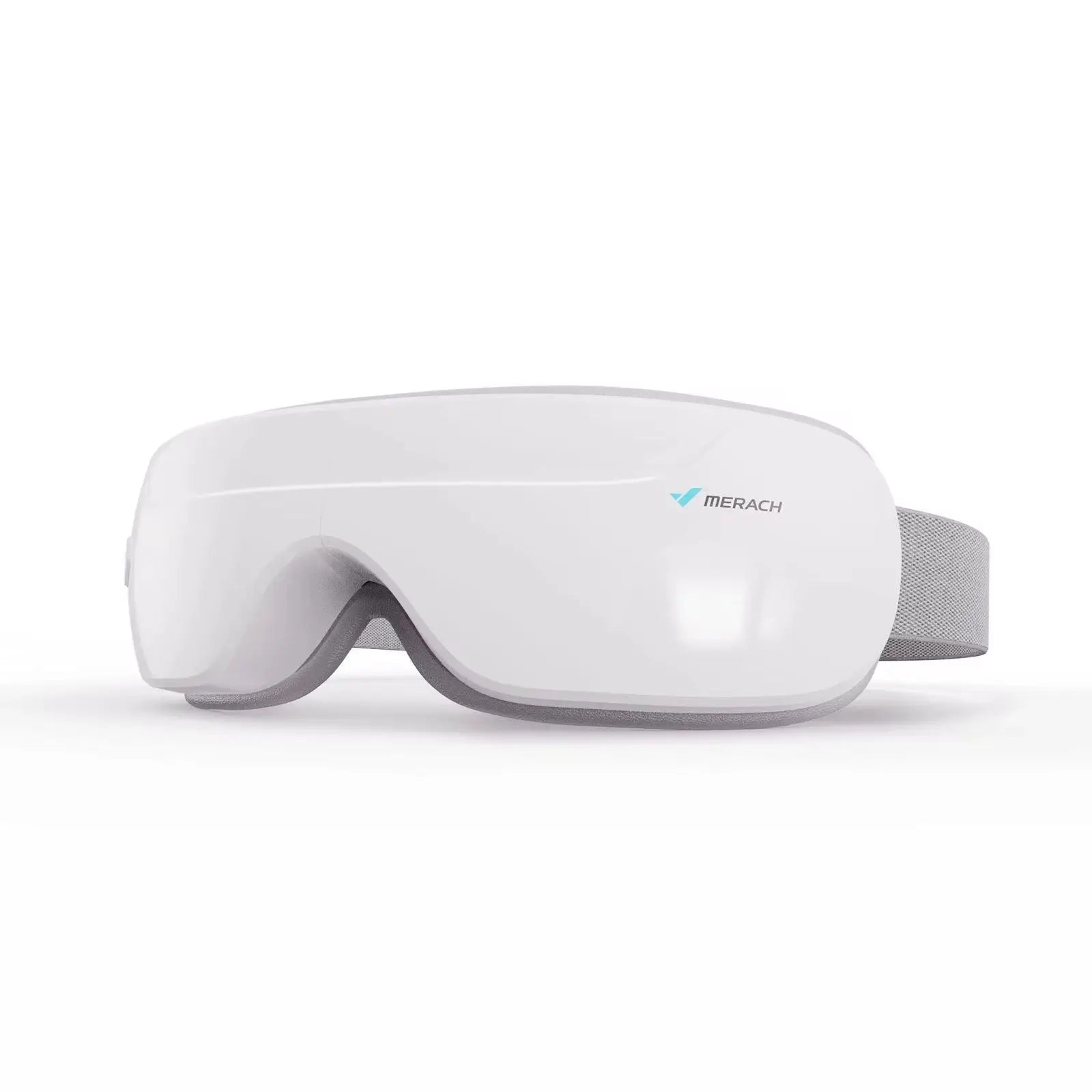 Heated Eye Massager for Eye Strain Relief | Warm Compress, Air Pressure, Bluetooth Music, Foldable Design