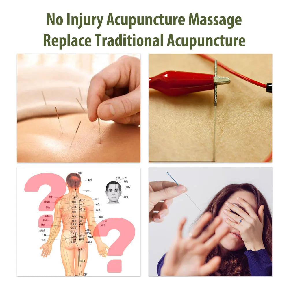 Electronic Acupuncture Pen with Auto Acupoint Detection | Needle-Free Pulse Stimulation, 9 Intensity Levels, 2 Probes & USB Rechargeable