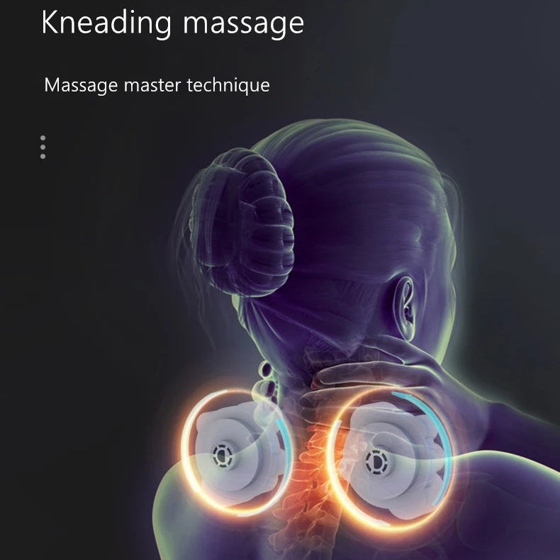 Shiatsu Massage Pillow for Neck and Back with Heat, 16 Nodes and 3 Intensities