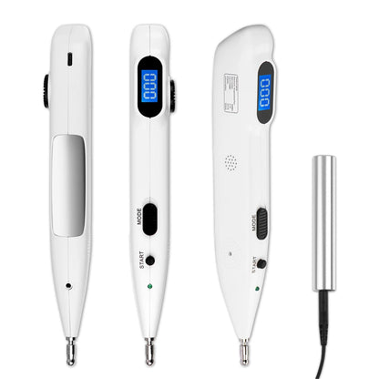 Electronic Acupuncture Pen with Auto Acupoint Detection | Needle-Free Pulse Stimulation, 9 Intensity Levels, 2 Probes & USB Rechargeable