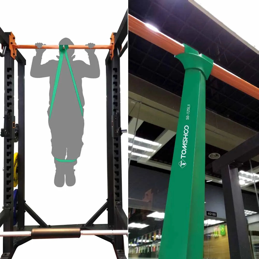 Pull Up Resistance Bands Set | 5-Level Resistance Band Kit with Handles, Door Anchor & Carry Bag