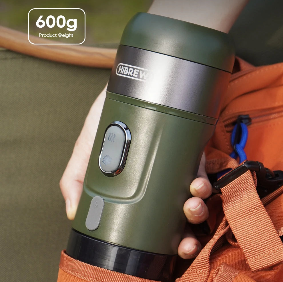 Portable Espresso Maker for Capsules and Ground Coffee, 60 ml Tank