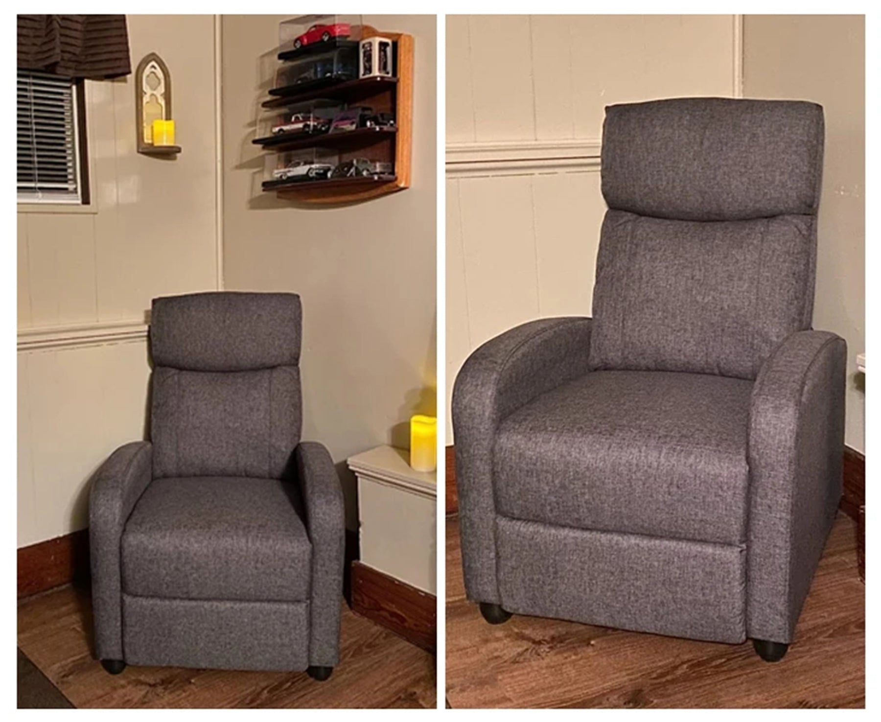 Massage Recliner Chair with 2-Point Lumbar Massage | 8 Modes, 3 Intensities, 90°–160° Recline, Footrest & 275 lb Capacity