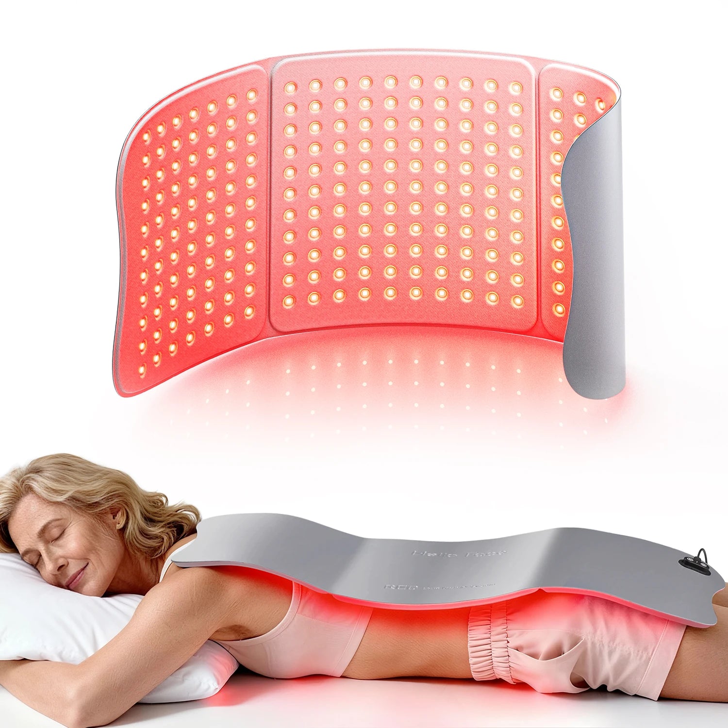 Red Light Therapy Mat | 660nm 850nm Infrared Light Therapy Pad with 792 LEDs & Full Body Coverage