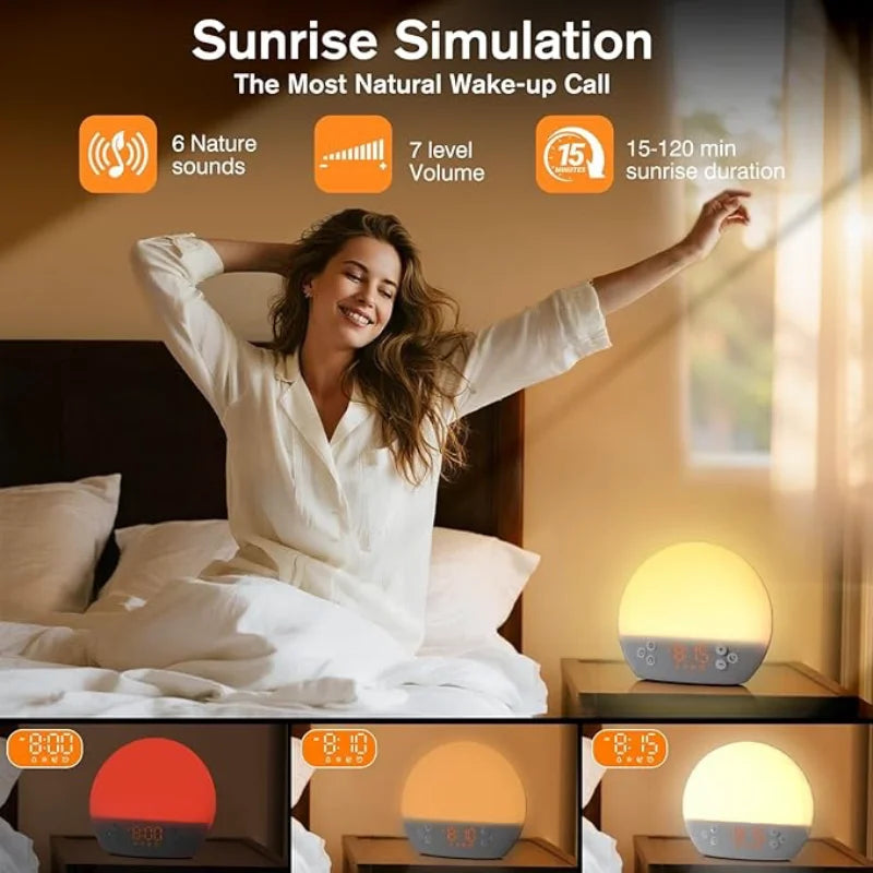 Sunrise Alarm Clock with White Noise | 30 Sleep Sounds
