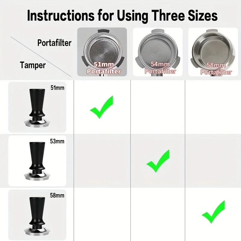Espresso Tampers, Distributors, Holders and Mats