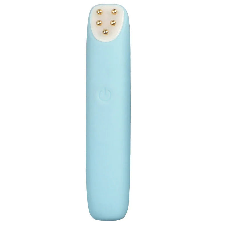 RF EMS Eye Massager Pen with Red Light and Heat | 3 Modes, 8,000 Vibrations/Min, USB Rechargeable & 3-Minute Timer Green