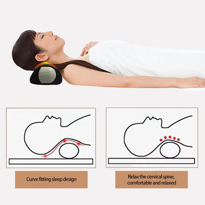 Infrared Neck Heating Pad | Jade Tourmaline Heated Neck Pillow with Adjustable Heat for Neck Pain & Stiffness Relief