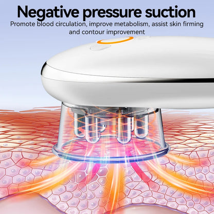 EMS Cupping Massager | Electric Face and Body Sculpting Massager with Suction, Gua Sha & Adjustable Intensity