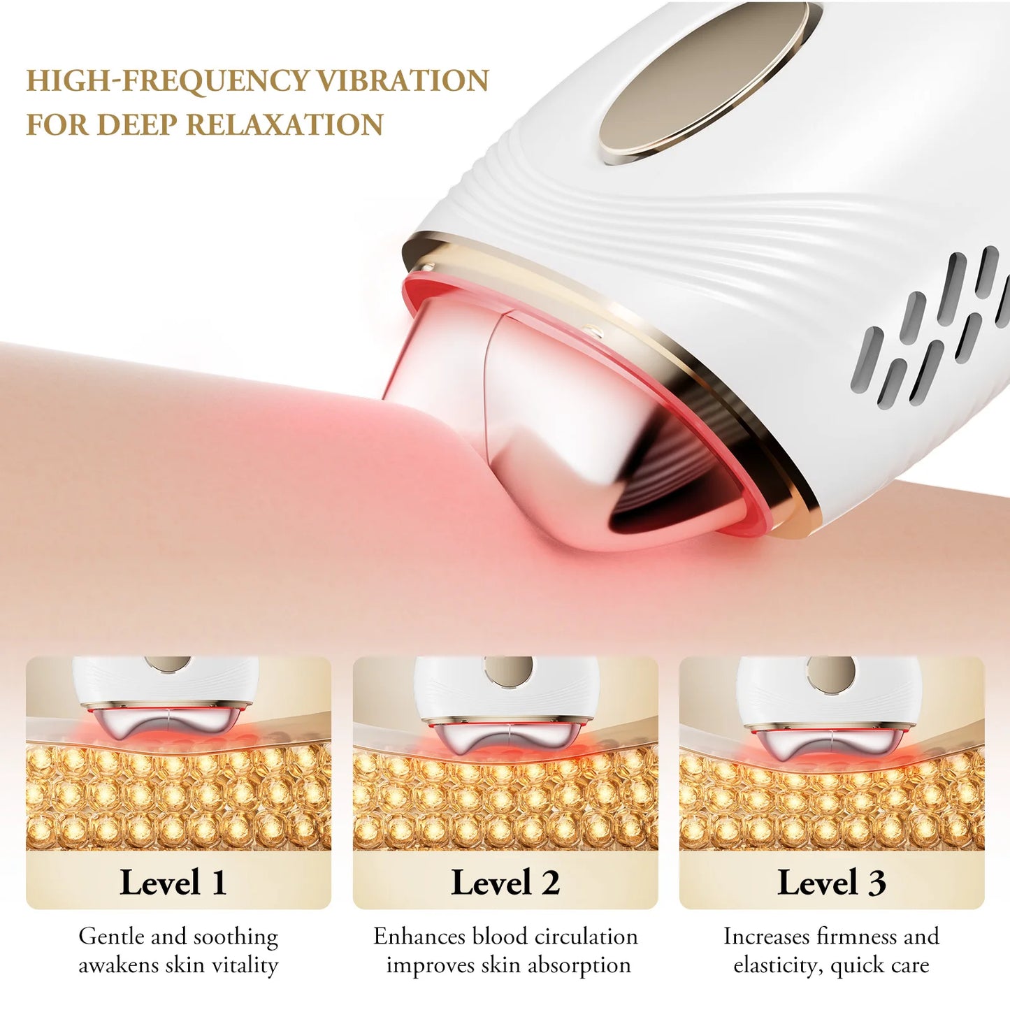 Electric Gua Sha Facial Massager with EMS and Hot/Cold Care | 3-Color LED, 3 Intensities, USB-C & 10-Minute Auto-Off