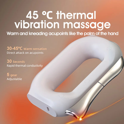 Fascia Scraping Tool Massager with Heat | Electric Muscle Scraper with Microcurrent, Vibration & 5 Heat Levels