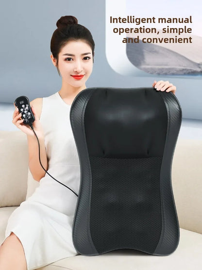 Shiatsu Neck and Back Massager with Heat | Deep Kneading Massage Pillow for Neck, Shoulders & Lower Back