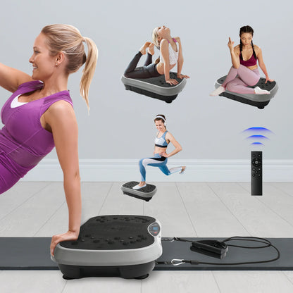 Vibration Plate Exercise Machine | Full Body Shaker with 99 Speeds, 5 Programs, LCD Display & Remote Control