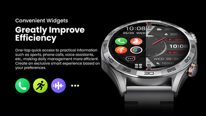 Solar 5 Smartwatch | 1.58" AMOLED Display, Bluetooth Calls, 100+ Sports Modes & 24H Health Monitoring