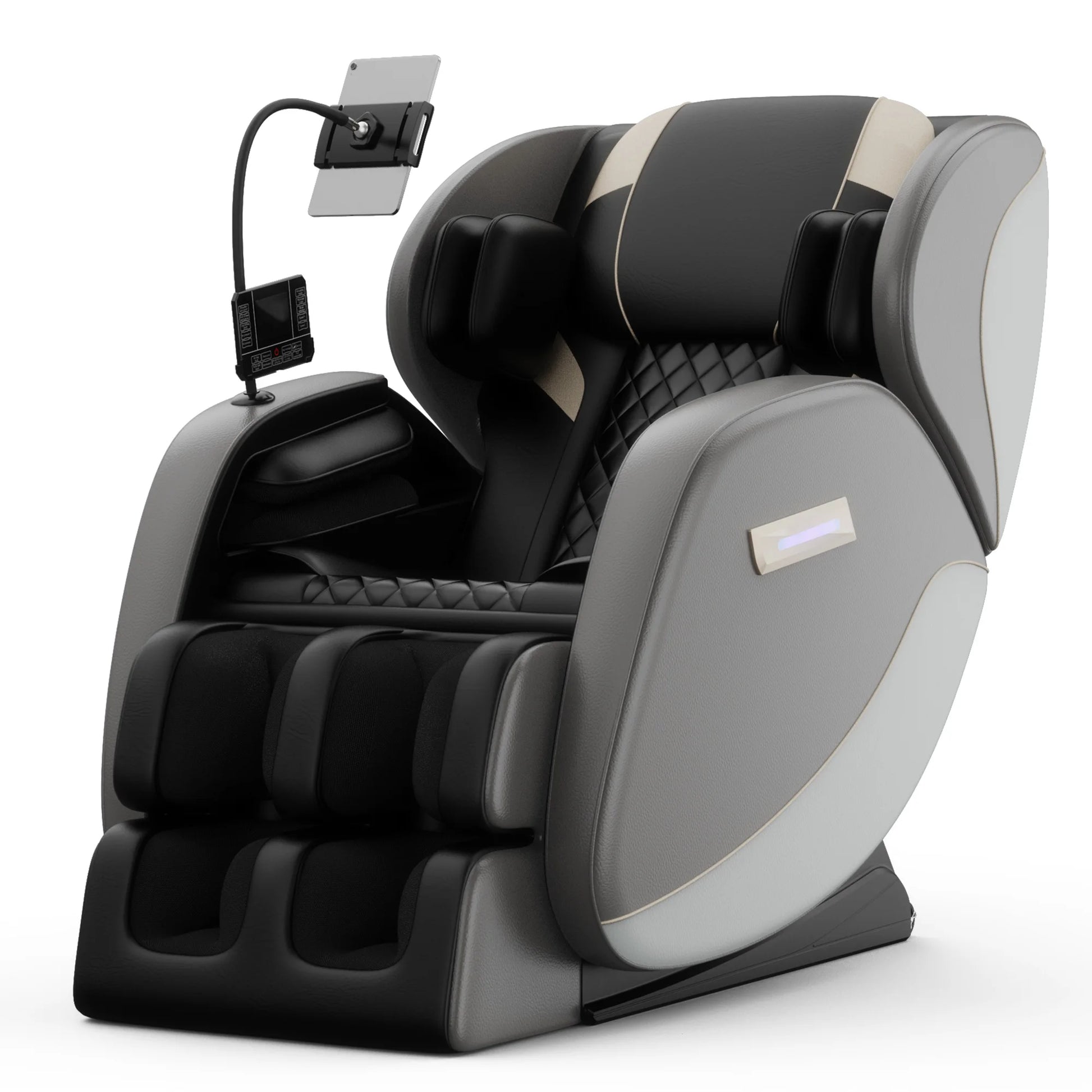 Zero Gravity Full Body Massage Chair with 6 Rollers | 24 Airbags, Waist and Leg Heat, Foot Rollers, Bluetooth & Touchscreen