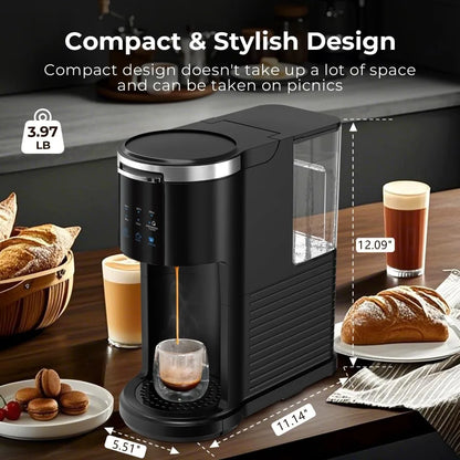 Dual Brew Coffee Maker | K-Cup & Ground Coffee, 5 Brew Sizes, 40oz Tank & Touchscreen Control