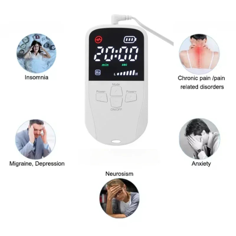 CES Sleep Aid Device | Vagus Nerve Ear Clip Stimulator for Insomnia, Relaxation & Stress Relief