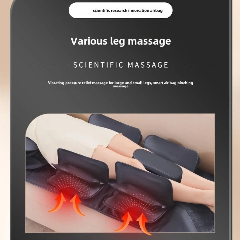 Full Body Massage Mat with Heat and Air Compression | Neck, Back & Lumbar Traction Massager with Vibration and Remote