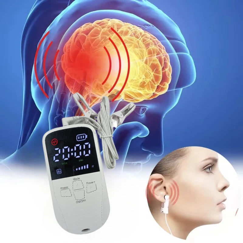 CES Sleep Aid Device | Vagus Nerve Ear Clip Stimulator for Insomnia, Relaxation & Stress Relief