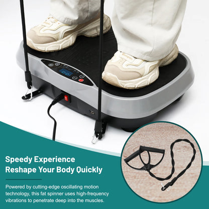 Vibration Plate Exercise Machine | Full Body Shaker with 99 Speeds, 5 Programs, LCD Display & Remote Control