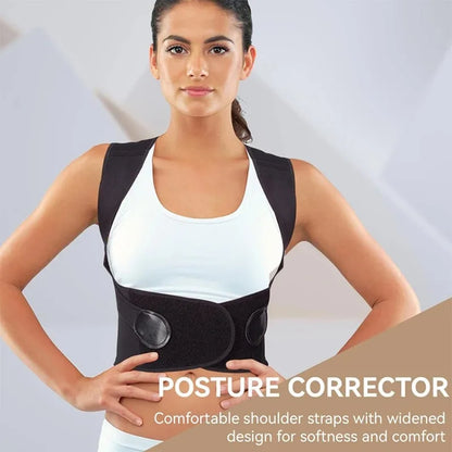 Posture Corrector Brace | Adjustable Back Support for Kids, Students & Adults, Shoulder Alignment & Daily Posture Support