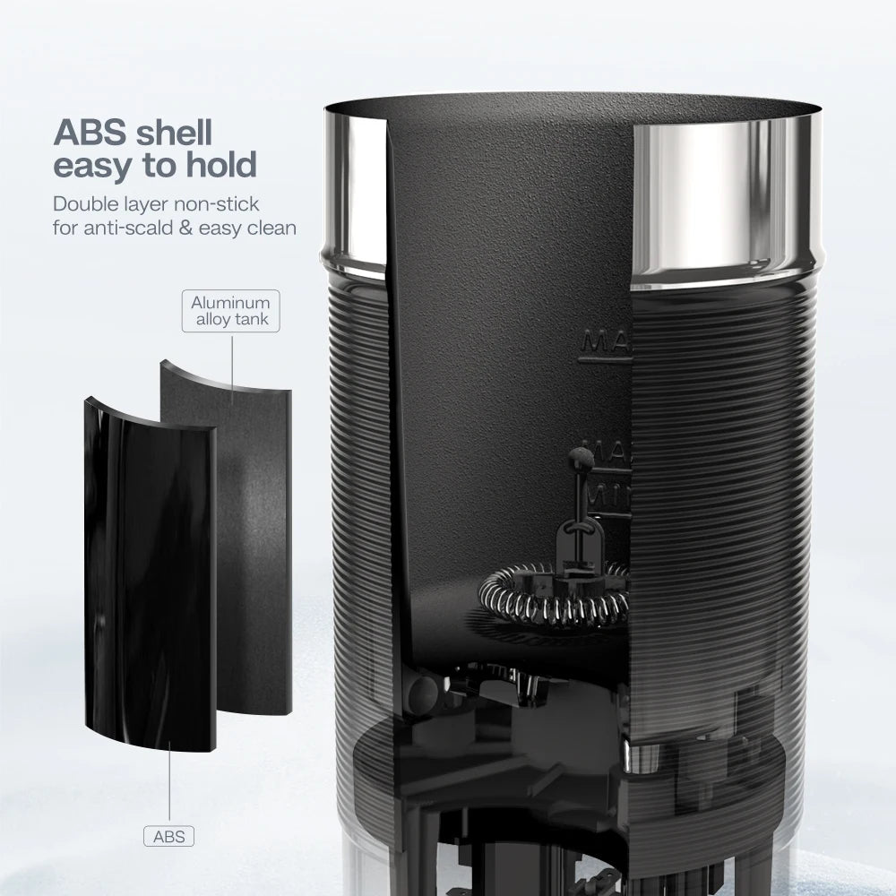 Electric Milk Frother & Steamer for Latte, Cappuccino, Macchiato