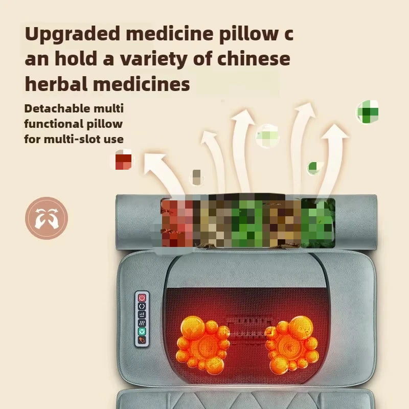 Full Body Massage Mat with Heat | Massage Mattress with Vibration, Kneading, 3 Intensities & Portable Foldable Design