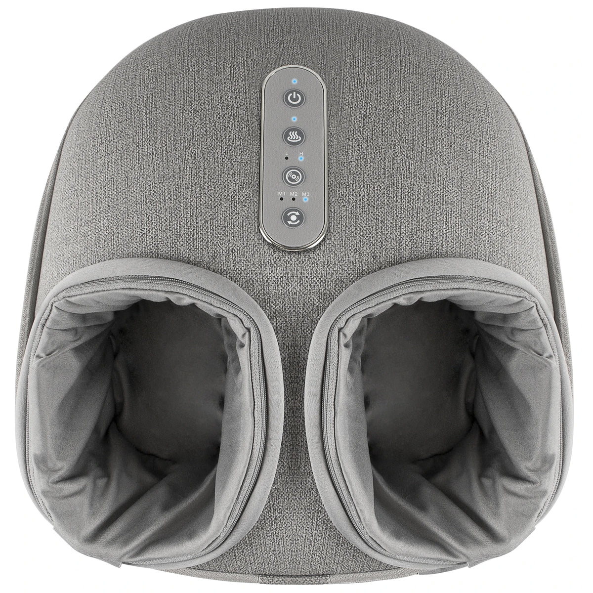 Shiatsu Foot Massager with Heat, Kneading Rollers and 15-Minute Timer Grey