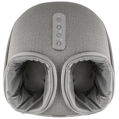 Shiatsu Heated Foot Massager | Deep Kneading, Heat Therapy, Auto Timer Grey
