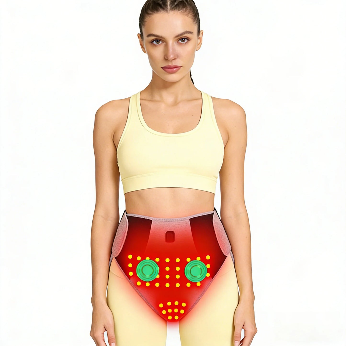 Period Heating Underwear | Women’s Heated Briefs with Red Light Therapy, 3 Heat Levels & Lower Belly Warmth