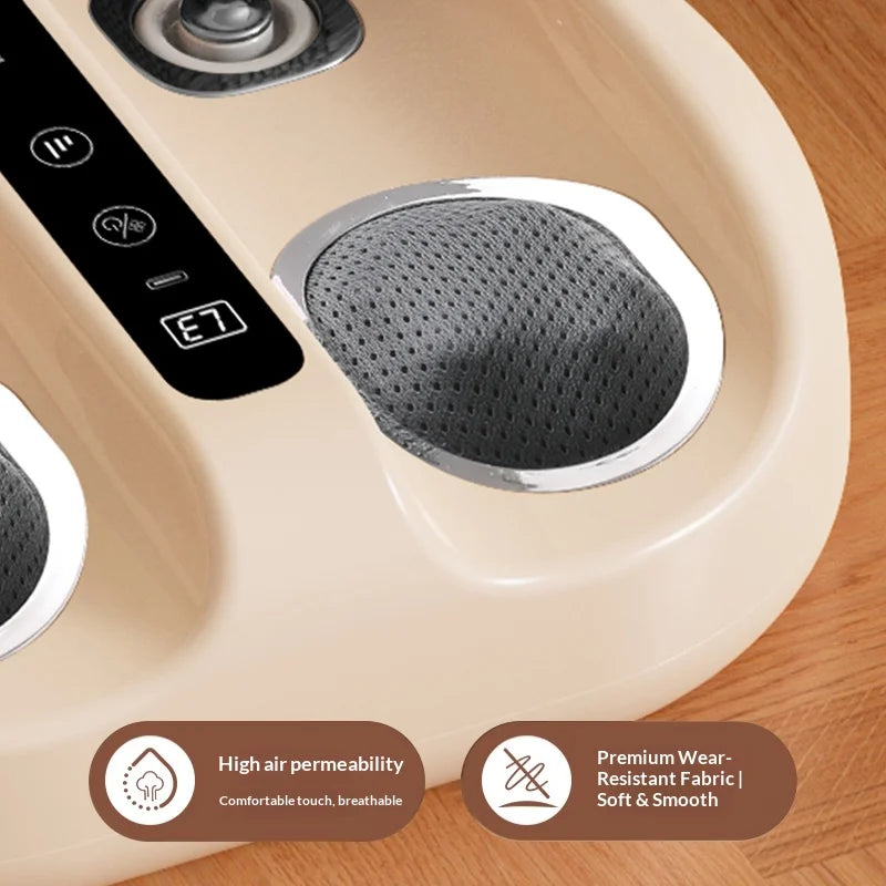 Foot Massager Machine with Heat | Kneading, Rotation, Vibration & Full-Foot Pressure Point Massage