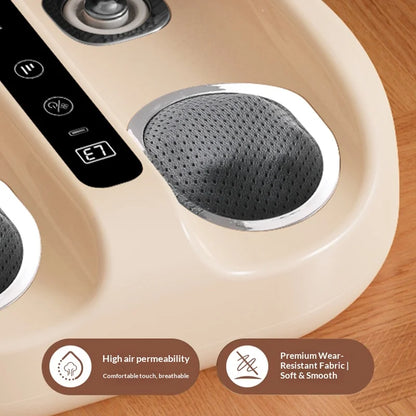 Foot Massager Machine with Heat | Kneading, Rotation, Vibration & Full-Foot Pressure Point Massage