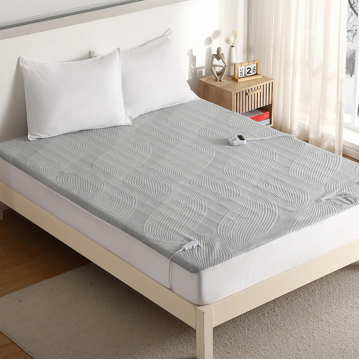 Heated Mattress Pad | 10 Heat Settings & 18-Inch Pocket