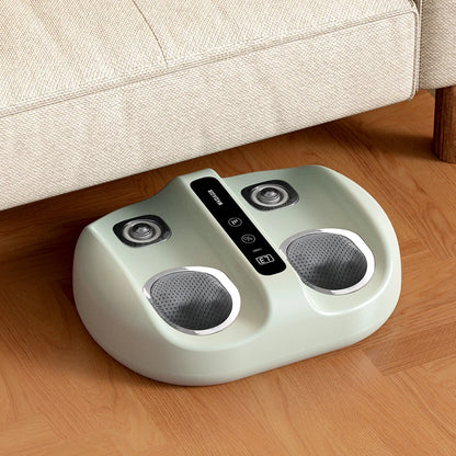 Foot Massager Machine with Heat | Kneading, Rotation, Vibration & Full-Foot Pressure Point Massage Green