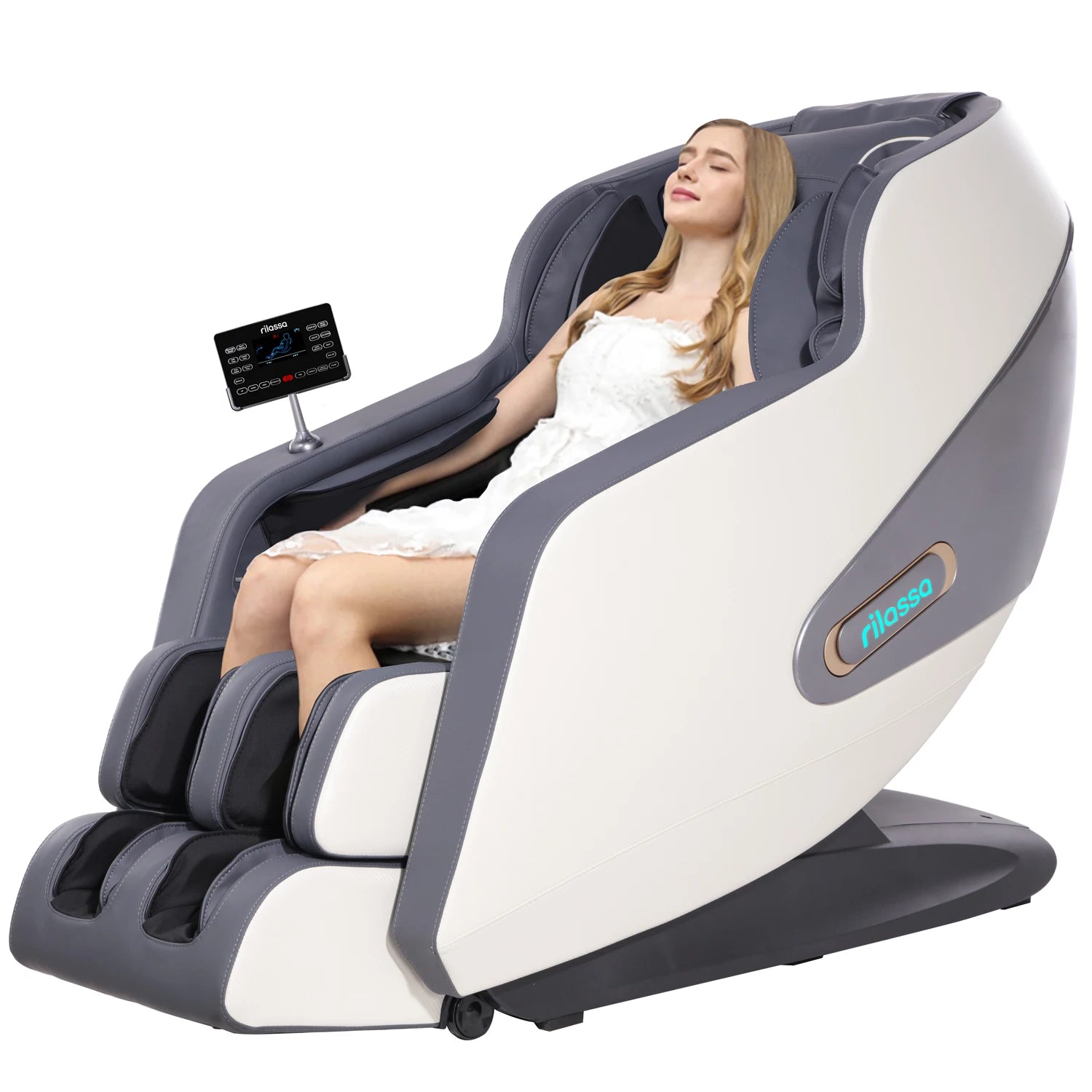 4D Full Body Massage Chair with 57-Inch SL Track | AI Voice Control, 12 Programs, Body Scan, Graphene Heat & Zero Gravity