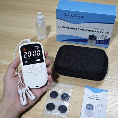 CES Sleep Aid Device | Vagus Nerve Ear Clip Stimulator for Insomnia, Relaxation & Stress Relief