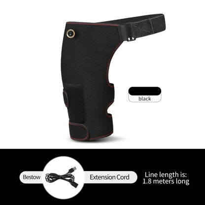 Hip Massager with Heat and Vibration | Cordless Hip Support Brace for Lower Back and Hip Comfort