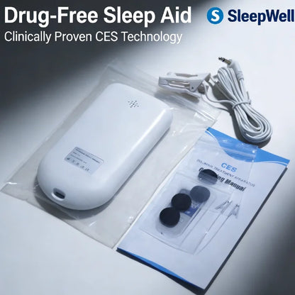 CES Sleep Aid Device | Vagus Nerve Ear Clip Stimulator for Insomnia, Relaxation & Stress Relief