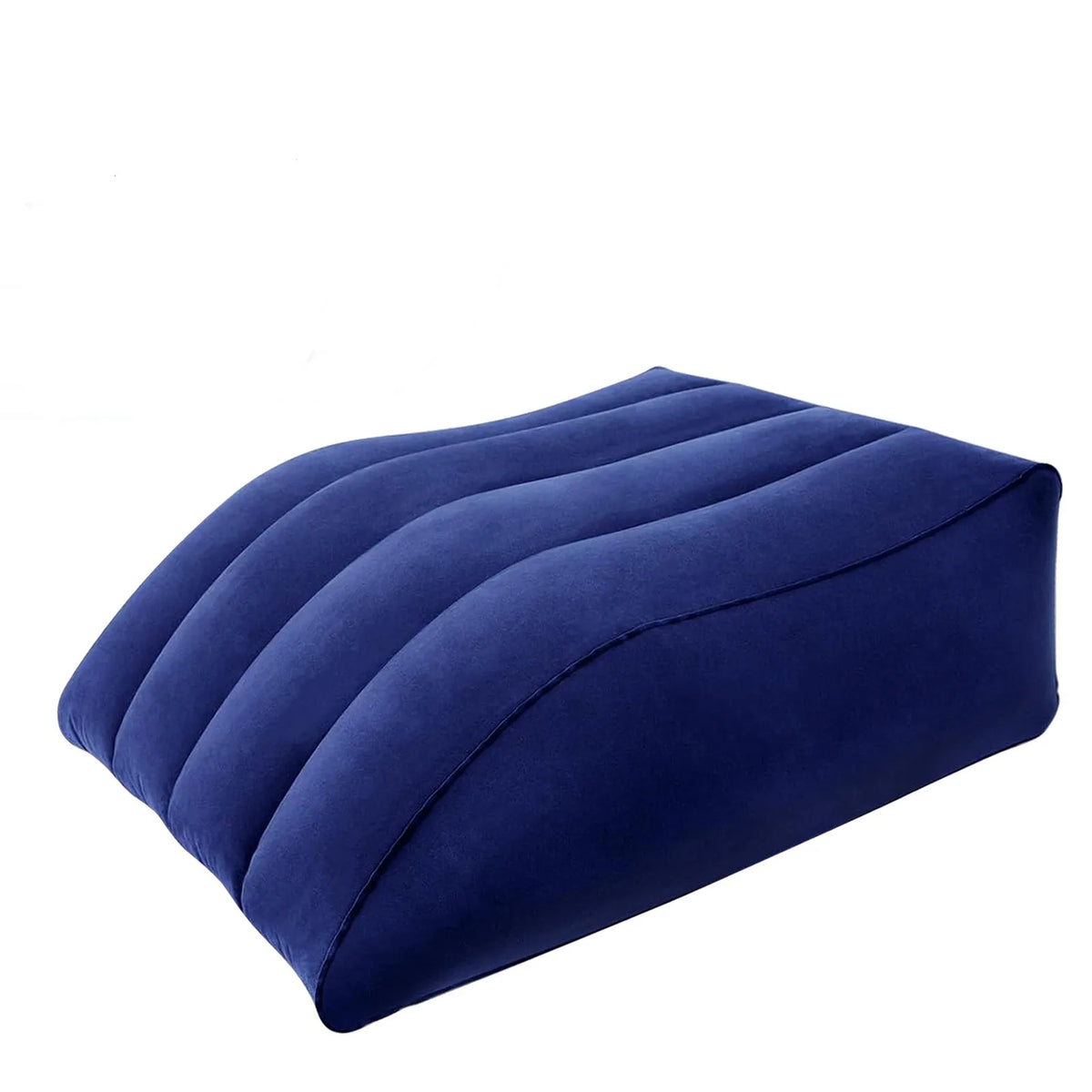 Inflatable Leg Elevation Pillow | Portable Wedge Leg Rest Blue