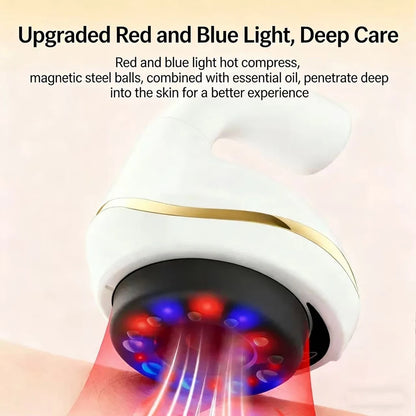 Electric Cupping Massager with Heat | Heated Suction Scraping Massage Device for Muscle Tension Relief