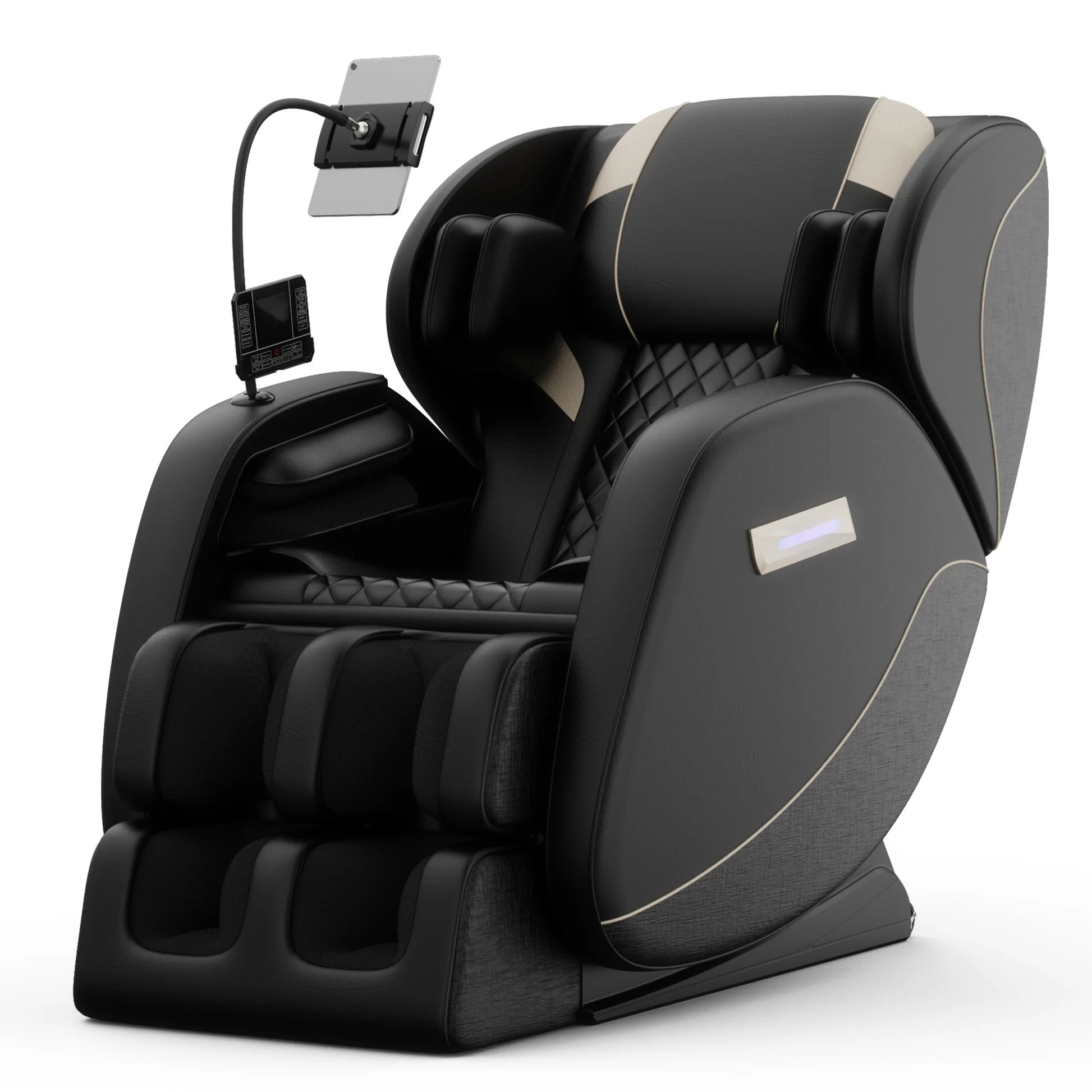 Zero Gravity Full Body Massage Chair with 6 Rollers | 24 Airbags, Waist and Leg Heat, Foot Rollers, Bluetooth & Touchscreen